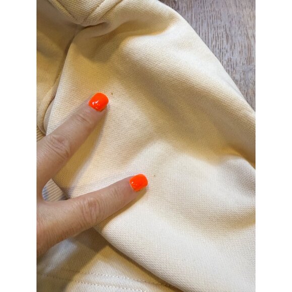 Kenzo Cream White Cropped Hoodie With Logo Medium - Picture 7 of 7